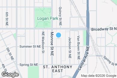 Map image of the property - 726 Quincy St NE