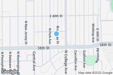 Map image of the property - 3844 Broadway St