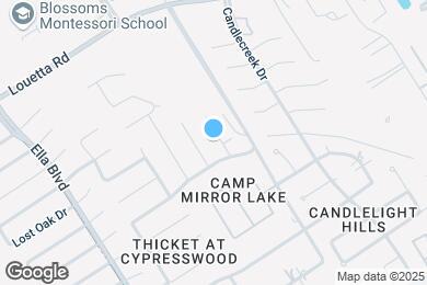 Map image of the property - 18811 Cypress Chateau Dr