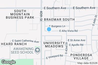 Map image of the property - 4029 E Alta Vista Rd