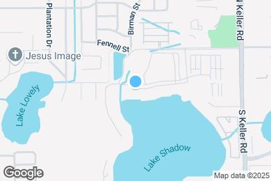 Map image of the property - 1400 Lake Shadow Cir