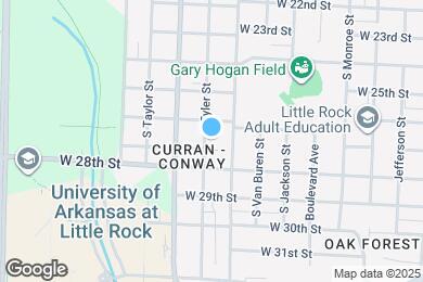 Map image of the property - 2609 S Tyler St