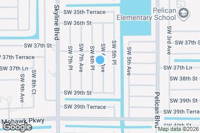 Map image of the property - 3720 SW 6th Ave