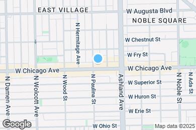 Map image of the property - 1644 W Chicago Ave