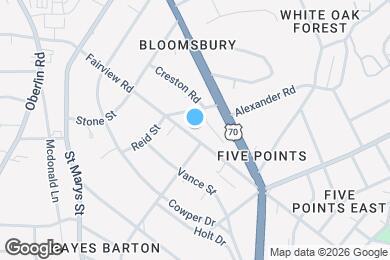 Map image of the property - 2104 Fairview Rd