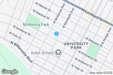 Map image of the property - 7111 N Monteith Ave