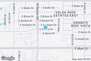 Map image of the property - 6049 E Albany St