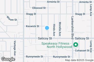 Map image of the property - 7637 Radford Ave