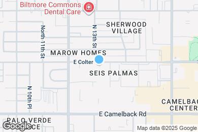 Map image of the property - 1307 E Colter St