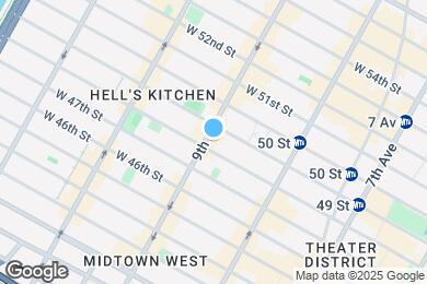 Map image of the property - 708 9th Ave