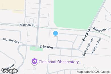 Map image of the property - 3639 Amberson Ave