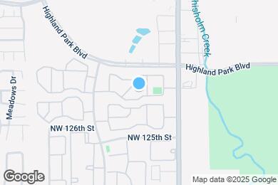 Map image of the property - 12701 N Pennsylvania Ave