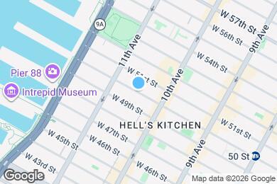 Map image of the property - 500 W 50th St