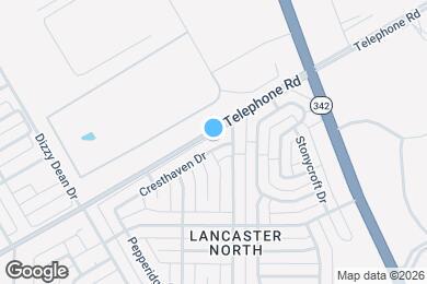 Map image of the property - 907 Cresthaven Dr