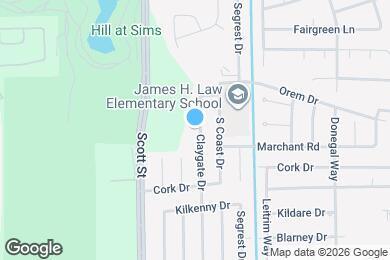 Map image of the property - 12534 Claygate Dr