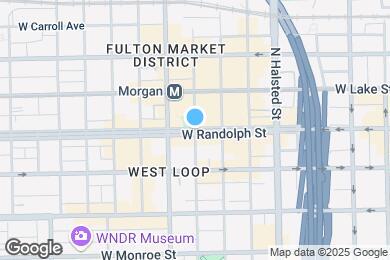 Map image of the property - 932 W Randolph St