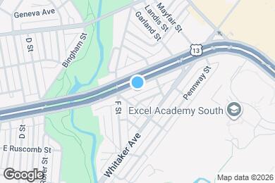 Map image of the property - 4031 Roosevelt Blvd