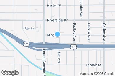 Map image of the property - 12004 Kling St