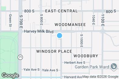 Map image of the property - 932 S 900 E