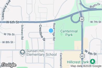 Map image of the property - 2505 Moundview Dr