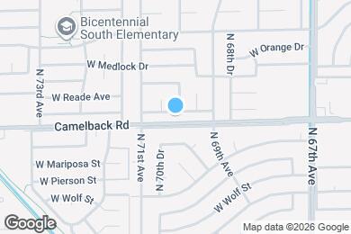 Map image of the property - 7007 W Pasadena Ave