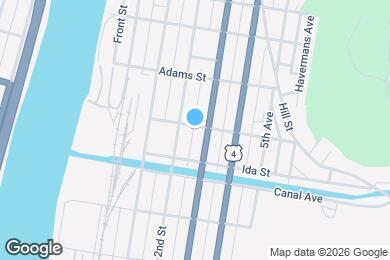 Map image of the property - 58 Jefferson St