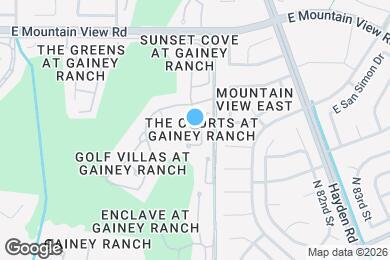 Map image of the property - 7710 E Gainey Ranch Rd