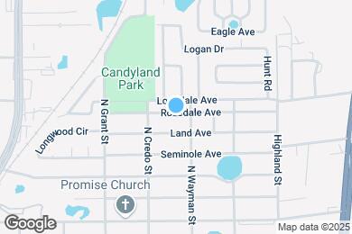Map image of the property - 650 Rosedale Ave
