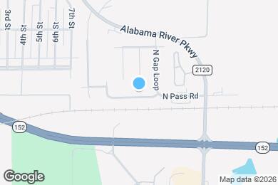 Map image of the property - 827 N Gap Loop