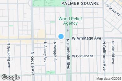 Map image of the property - 3015 W Armitage Ave