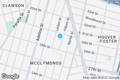 Map image of the property - 2915 Filbert St