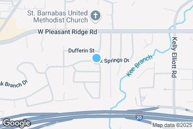 Map image of the property - 4900 Oak Springs Dr