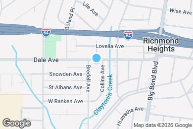 Map image of the property - 7648 Dale Ave