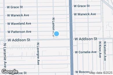 Map image of the property - 4854 W Addison St
