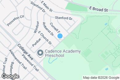 Map image of the property - 233 Amherst Dr
