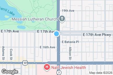 Map image of the property - 1601 Colorado