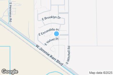 Map image of the property - 2060 E Velvet Pl