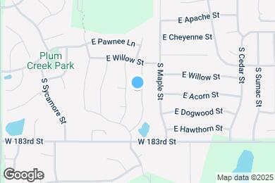 Map image of the property - 742 S Cypress St