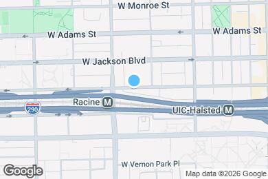 Map image of the property - 1131 W Van Buren St