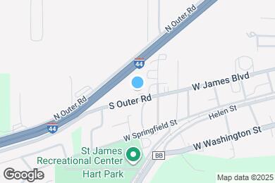 Map image of the property - 1107 W James Blvd