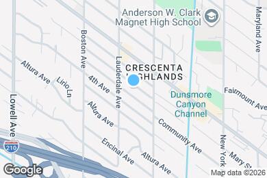 Map image of the property - 3630 2nd Ave