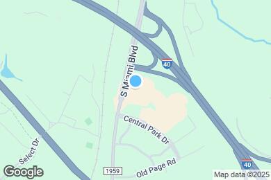 Map image of the property - Furnished Studio-Durham - RTP - Miami Blvd. - South