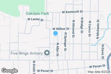 Map image of the property - 610 N Allyn St
