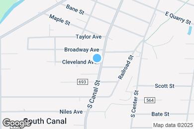 Map image of the property - 2292 S Canal St