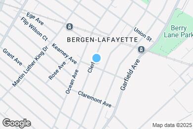 Map image of the property - 166 Carteret Ave