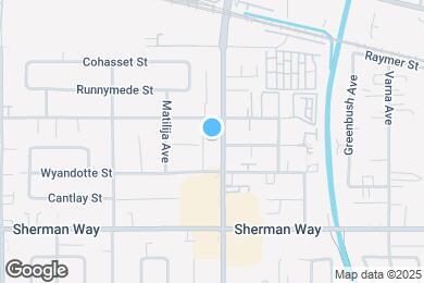 Map image of the property - 7333 Woodman Ave