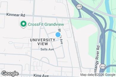 Map image of the property - 884 W 9th Ave