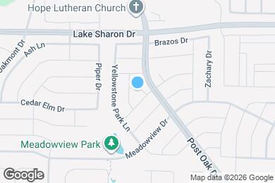 Map image of the property - 2007 Crystal Springs Dr