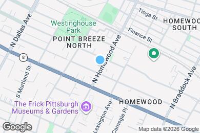 Map image of the property - 211 N Homewood Ave