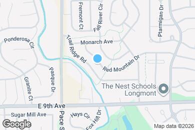 Map image of the property - 1285 Red Mountain Dr